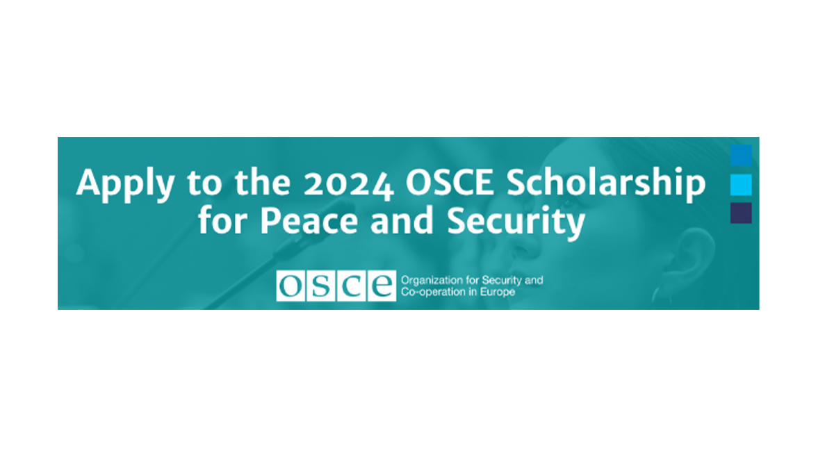 OSCE Scholarship for Peace and Security 2024